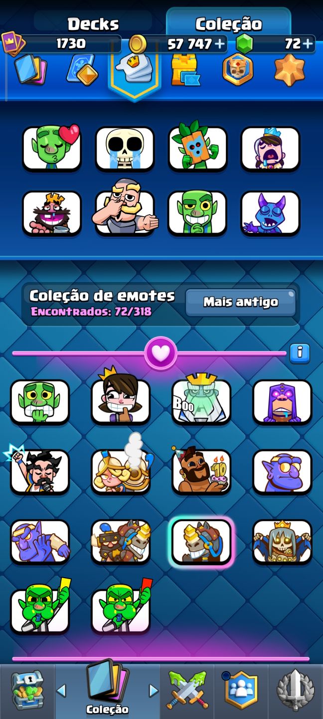 CONTA BRABA DE CLASH ROYALE, FOCADA NO COMPETITIVO..