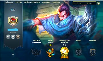 CAMPEÃO YASUO + [ VARIOS CAMPEÕES HABILITADOS ] + [ TROCA NICK DISPONÍVEL ]