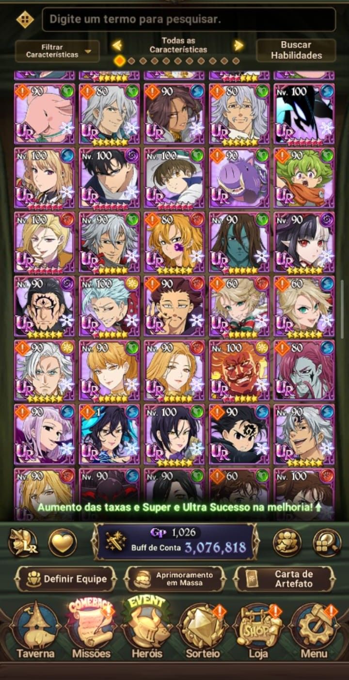 CONTA 7DS GRAND CROSS - COLLAB SOLO LEVELING