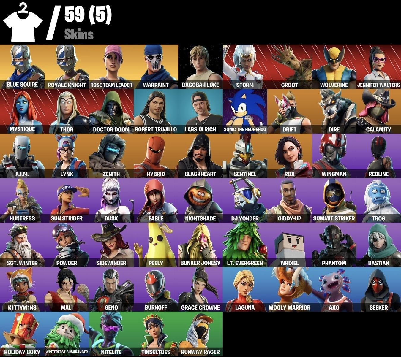 CONTA FORTNITE COM S2 inco+OG STW RAIO 70+59 SKINS+DANÇA TIDY