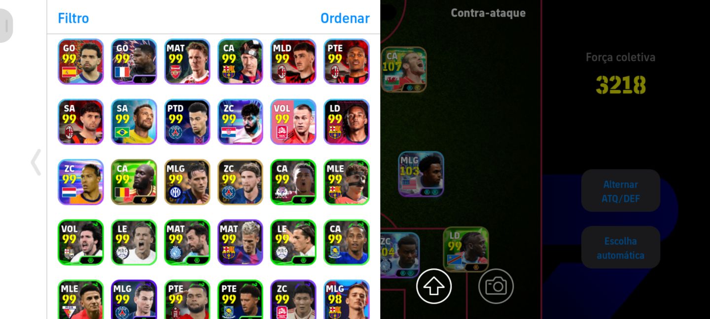 Conta braba, muito boa com CR7 the last dance, boa pra divisão e campeonato