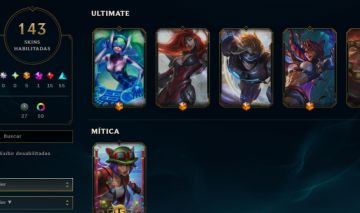 Conta do lol Gold IV 143 Skins