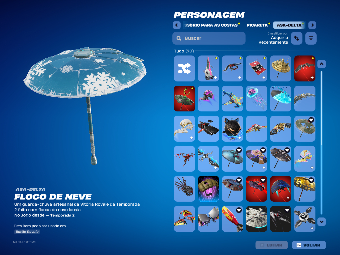 Conta S3 e algumas skins e temporadas