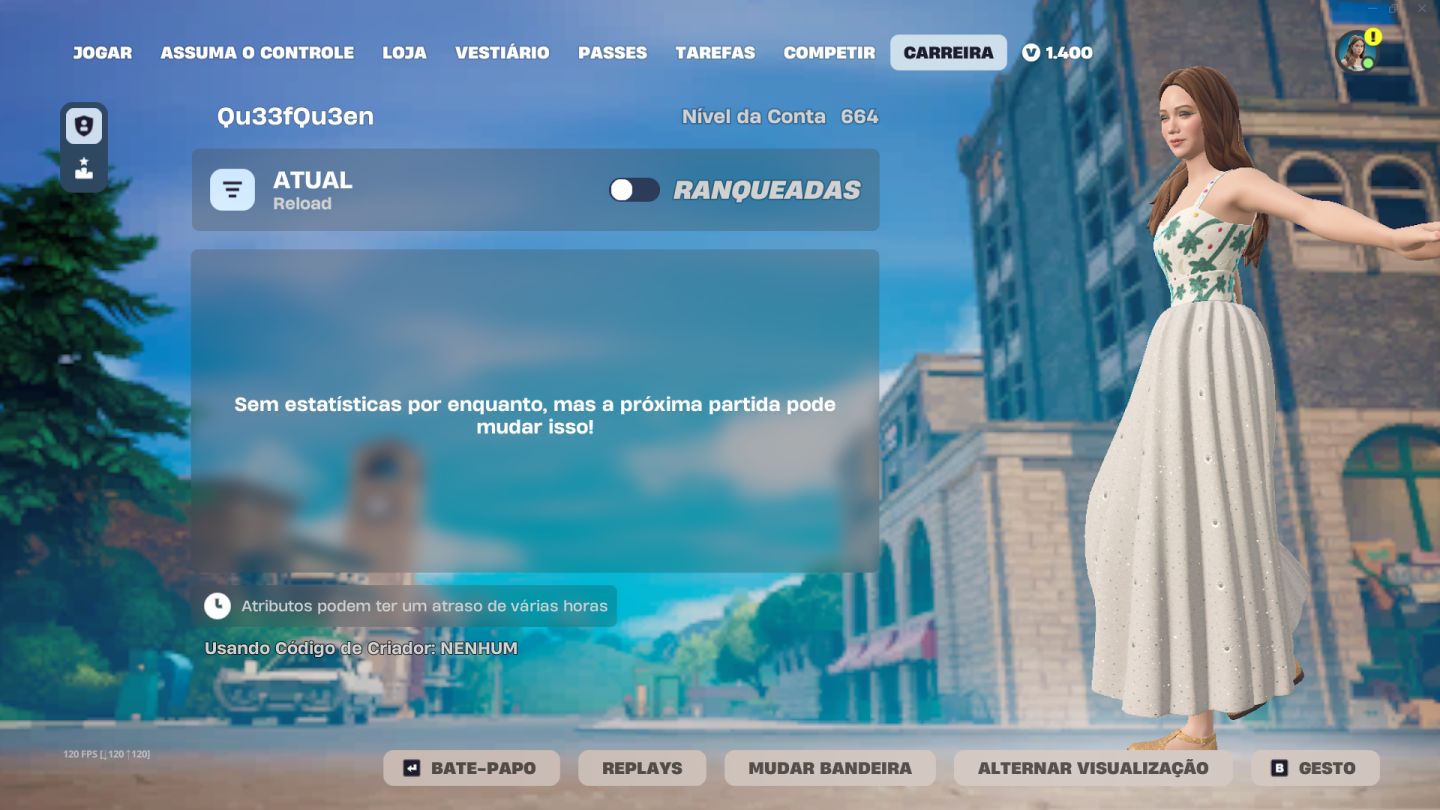 CONTA FORTNITE | 100 V-BUCKS + CLUBE ATIVO
