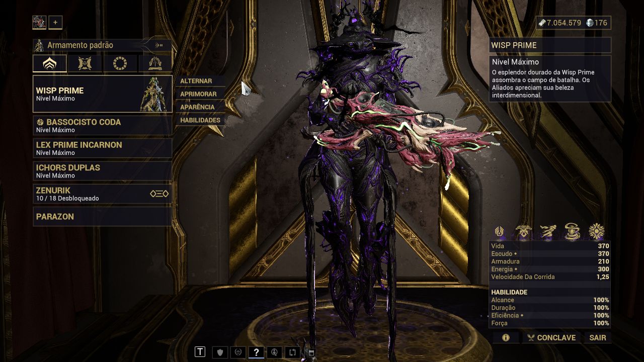 CONTA WARFRAME mr 17