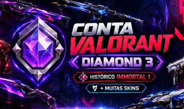 CONTA VALORANT DIAMOND 3 | HISTÓRICO IMMORTAL | MUITAS SKINS