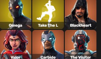 Conta de fortnite og com taake to L, e omega