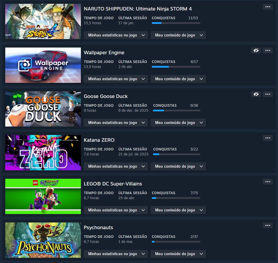 Conta Steam | Full Acesso | +30 jogos | Mais de 5 Anos de Serviço