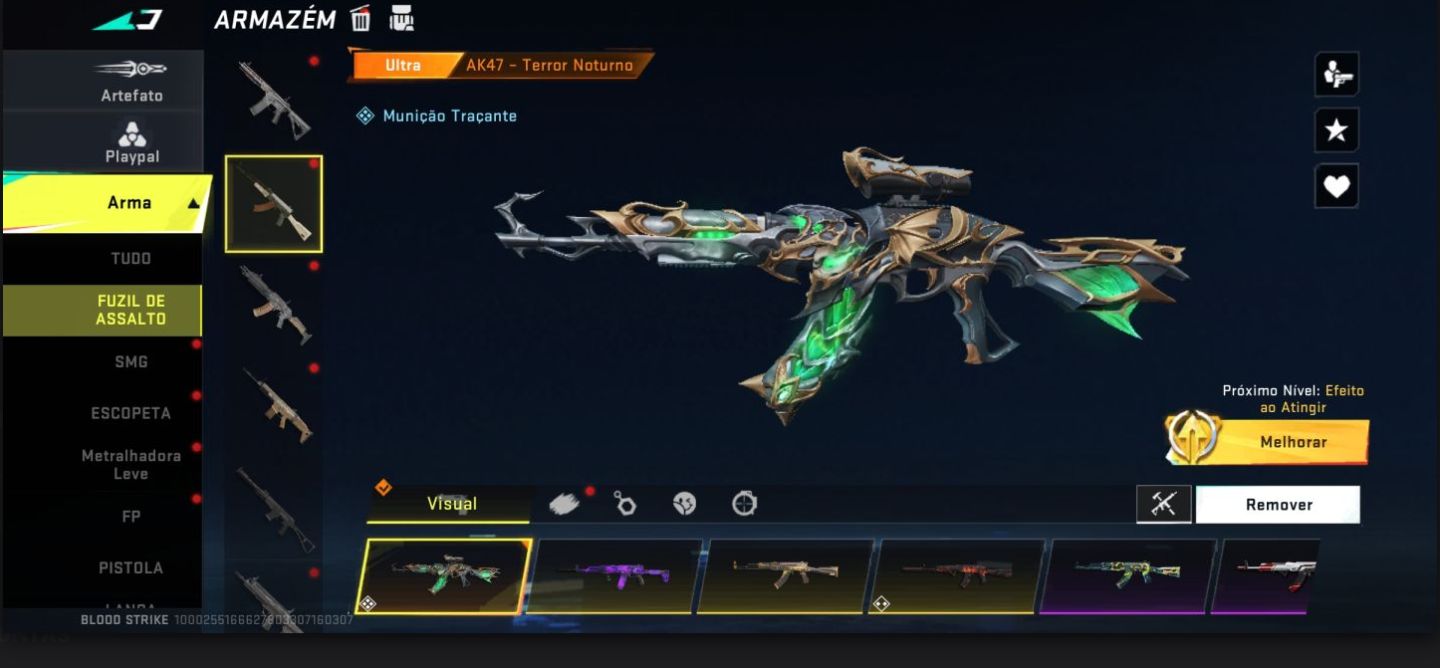 Conta blood strike com melhores skins