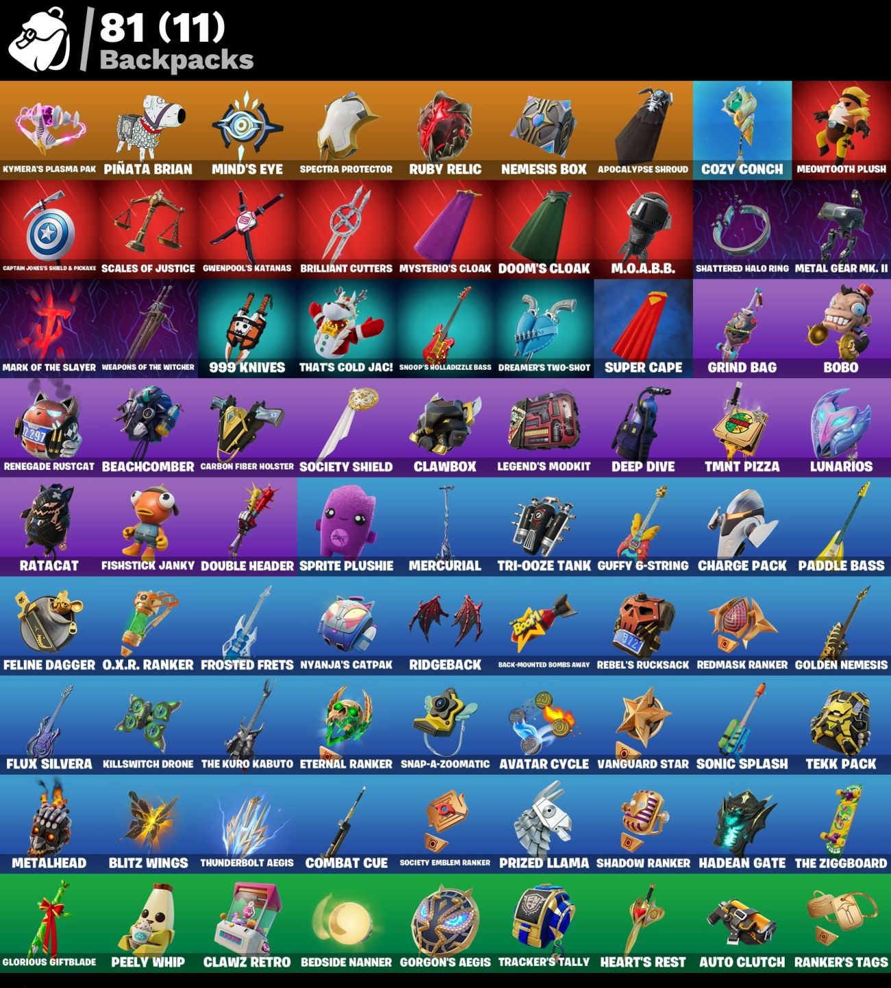 CONTA FORTNITE COM OMEGAROK, PETER GRIFFIN E 45 SKINS