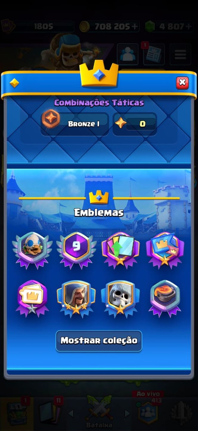 9 ANOS Clash Royale 14K+ Troféus 24 Cartas Nvl 16 560k Pts de Elite Full