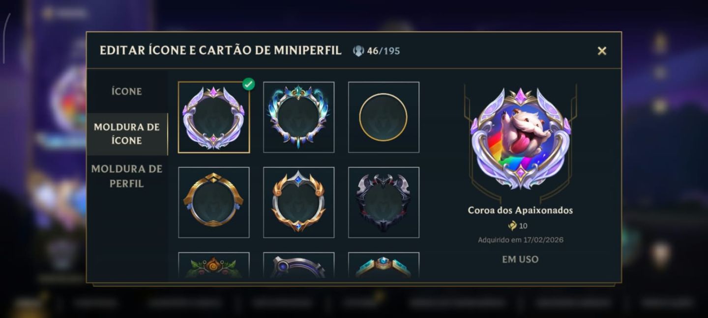 Conta de Wild Rift