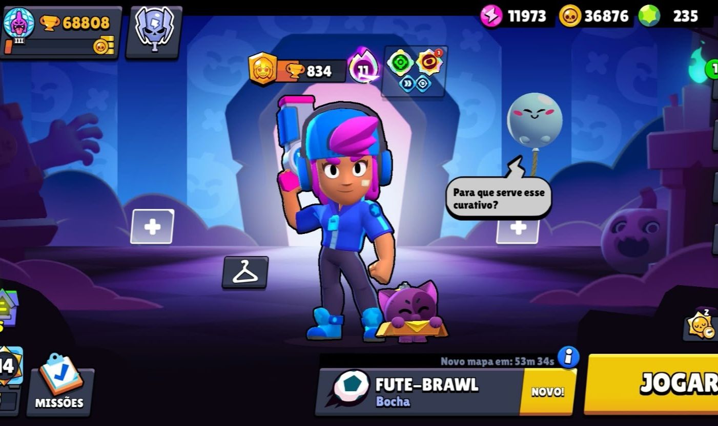 CONTA DE 2019 COM SHELLY ESTELAR (SKINS MAIS RARA DO JOGO) 68K TROFÉUS E MT MAIS