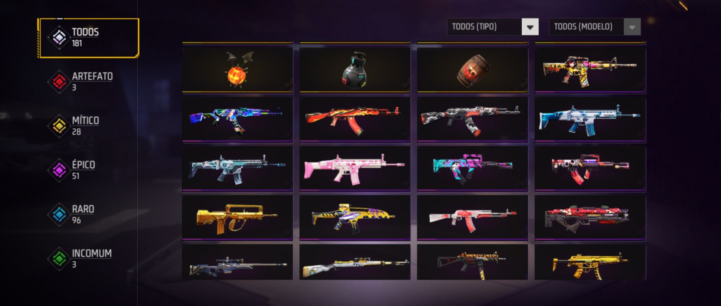 Conta free fire, login pelo o google, login do facebok perdido,3 armas evolutiva