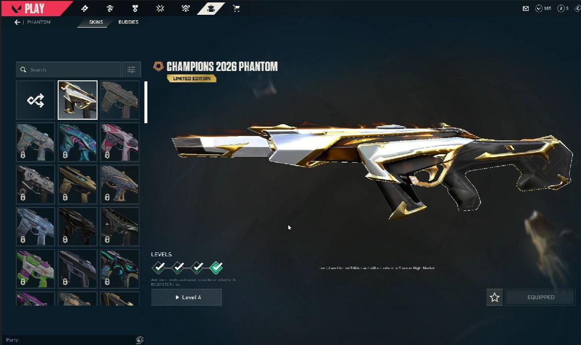 CONTA VANDAL RGX E PHANTOM CHAMPIONS 2026