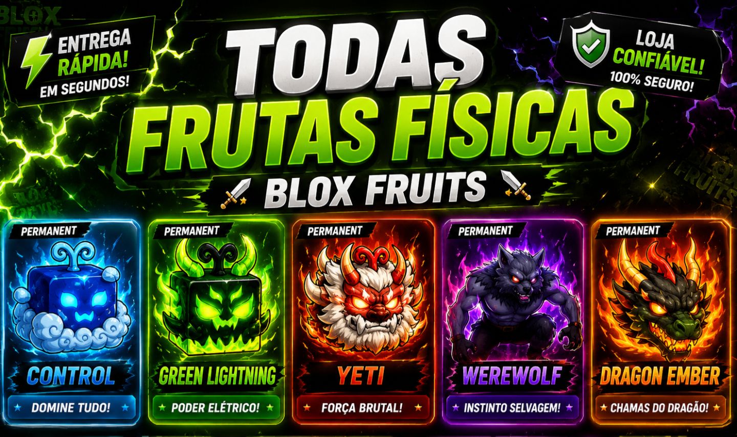 [Kitsune, Control] FRUTAS FISICAS - SKINS - Galaxy Kitsune e Ember Dragon