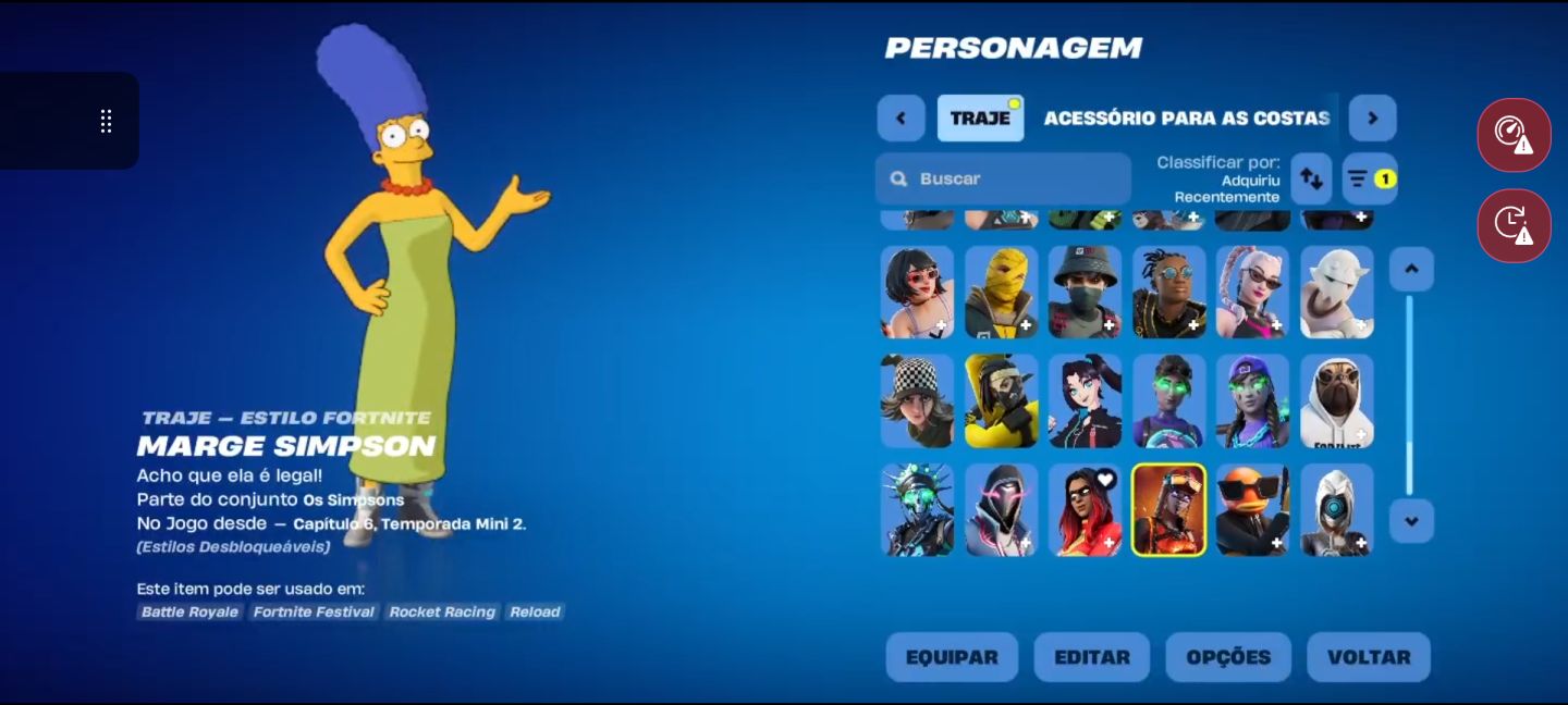 Conta excelente de fortnite, com skins tryhards, picaretas tryhards, 1000 vbucks