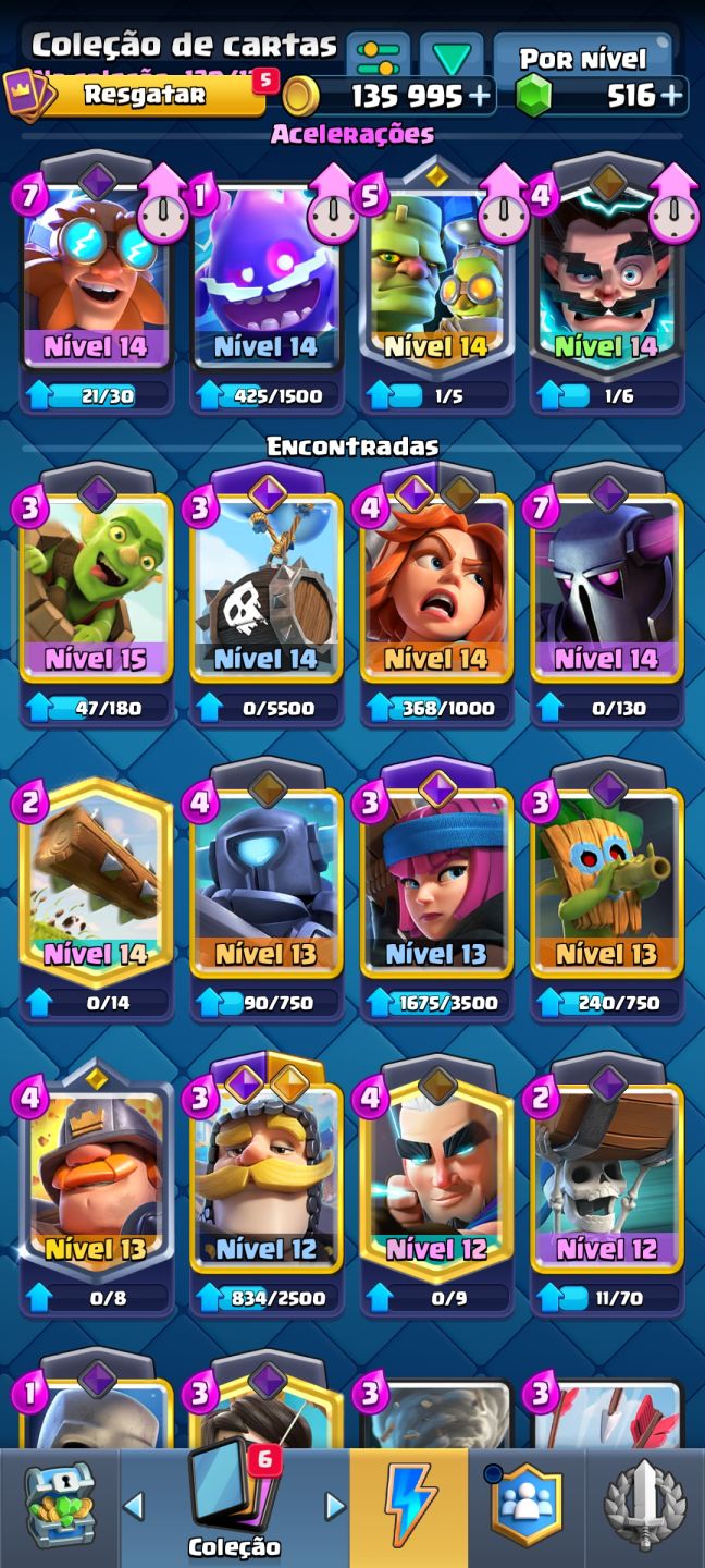 Conta Clash Royale 8000+troféus