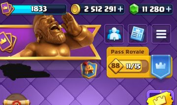 Conta Clash Royale - Ultima Arena - Liga Maior Campão