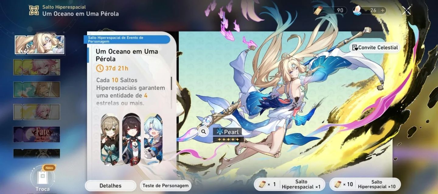 Conta 90 Tiros Especiais + Feixiao + Boothil e muito mais