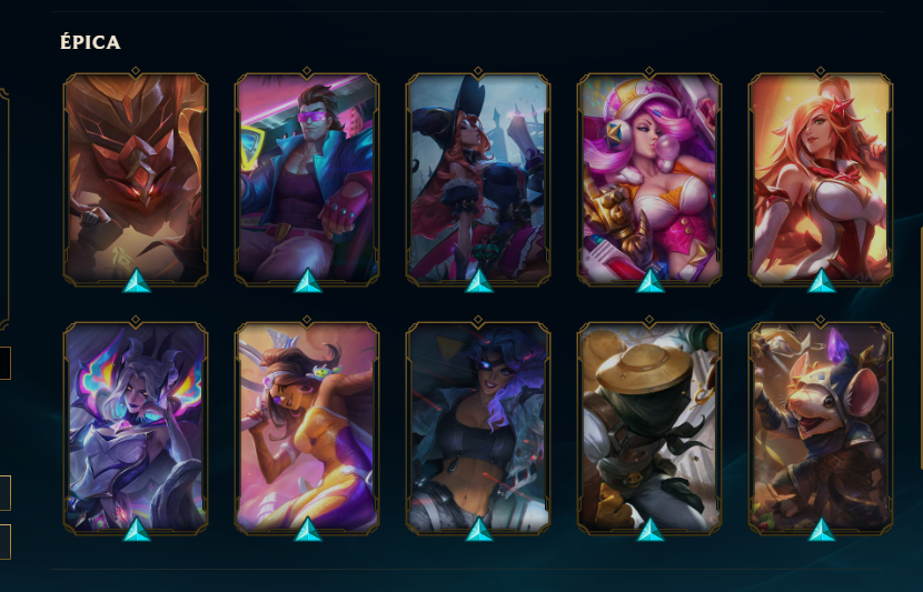 [ENTREGA AUTOMATICA] CONTA LOL COM 28 SKINS - 8 LENDARIAS - ANNIE, YONE e ASHE