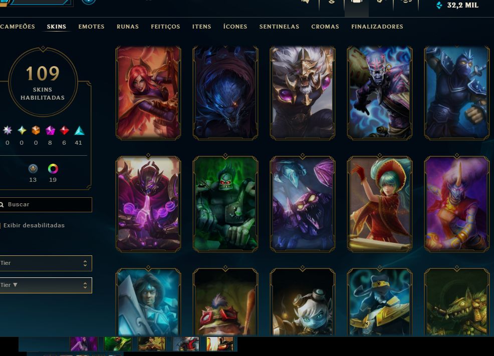 Conta lol e valorant riot games mono akali e qiyana lvl 100
