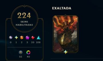 CONTA DE LOL COM MAIS DE 220+ SKINS, LVL 498, MORDEKAYSER SAHN-UZAL