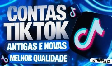 CONTAS TIKTOK - ANTIGAS E NOVAS, LIVE STUDIO PC E CELULAR, TIKTOK SHOP, PROMOVER