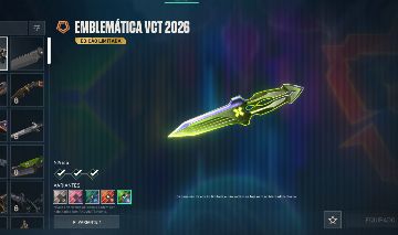 CONTA VALORANT COM FACA VCT 2026