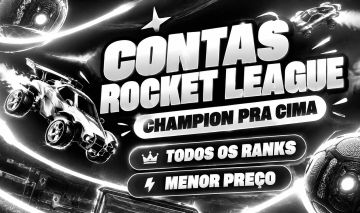 [MELHOR PREÇO] Contas Rocket League Smurf | Acima de Champion | Entrega Rápida