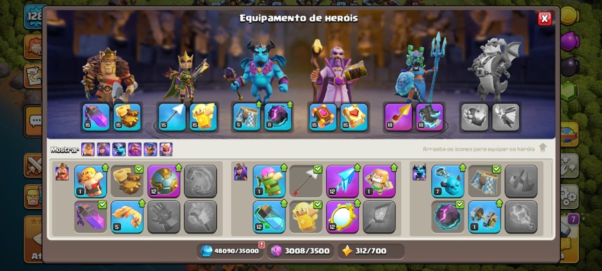 Conta Clash Of Clans Full Acesso | CV 13 FULL Pronta para Jogar