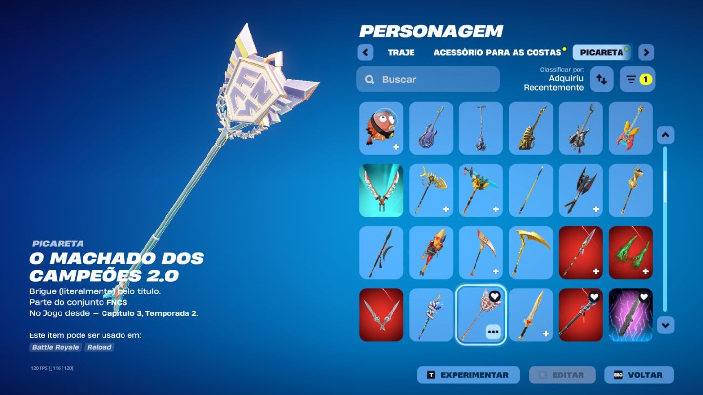 Conta epic games com fortnite skins muito rara e Ea fc 27