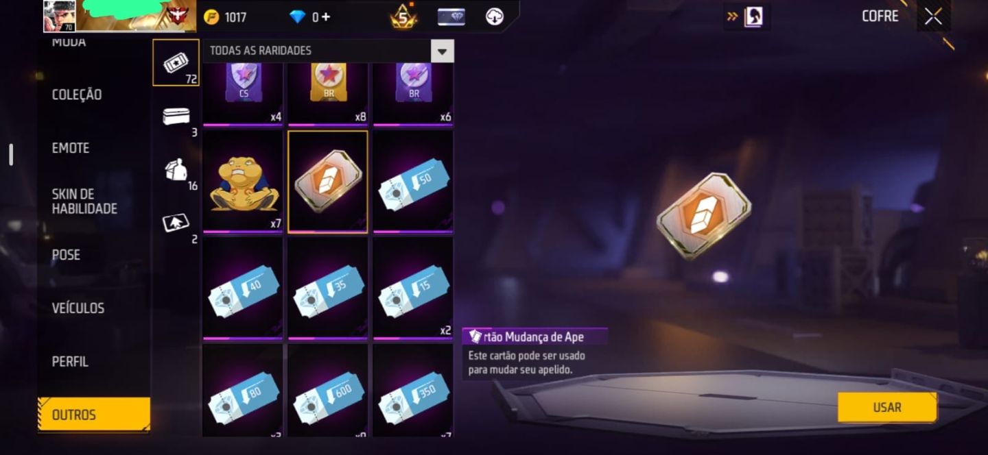 PROMOÇÃO MELHOR QUE BLACK FRIDAY! Conta de Free Fire com itens muito valiosos!!