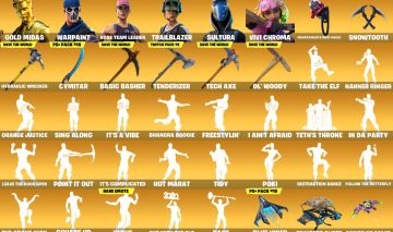 243 skins | OG STW | Gold Midas | Twitch Prime