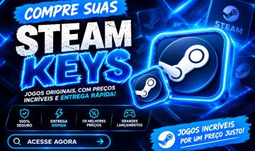 Steam Key Aleatória para PC | Jogos Originais na Steam, Código Digital com Entre