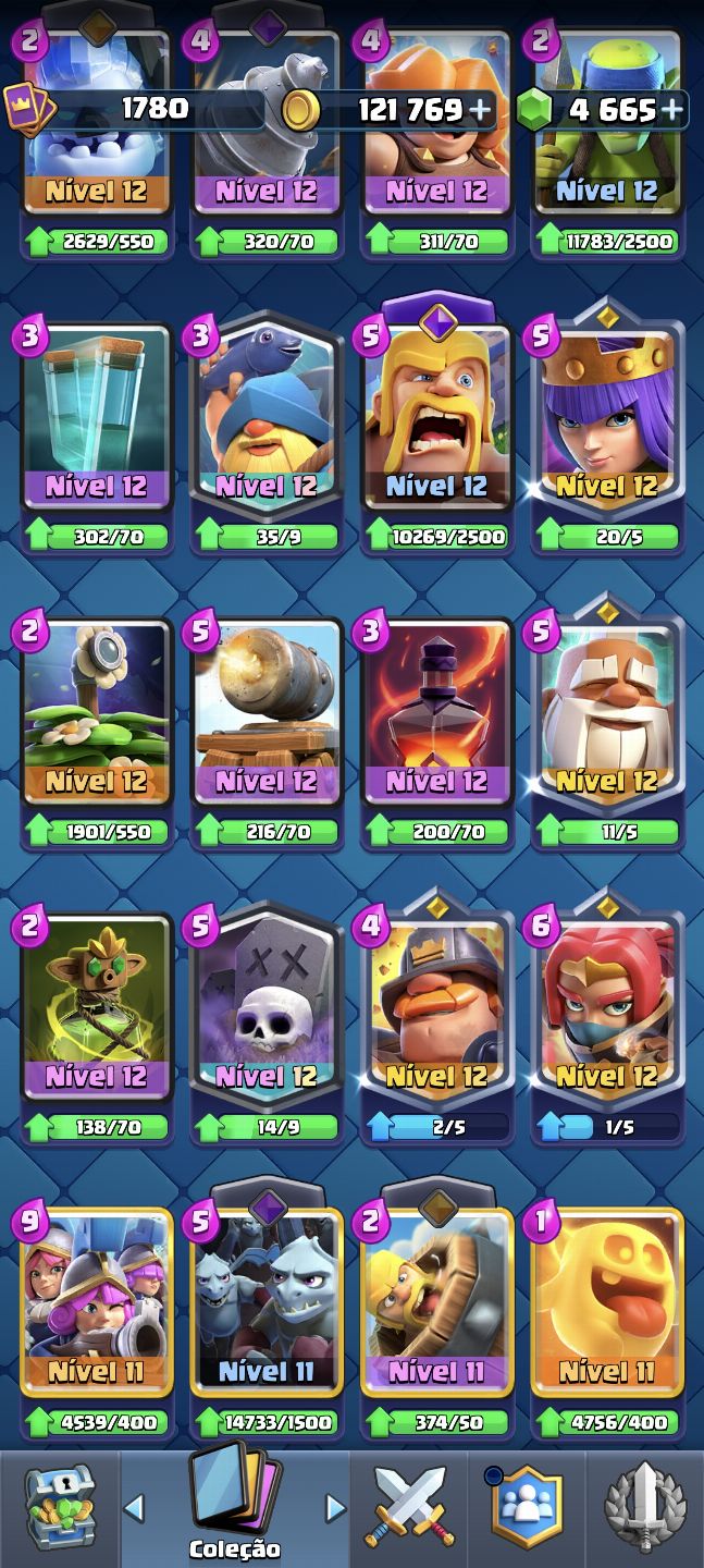 Super oferta Vende-se conta Clash royale Full acesso permanente 12 mil troféus