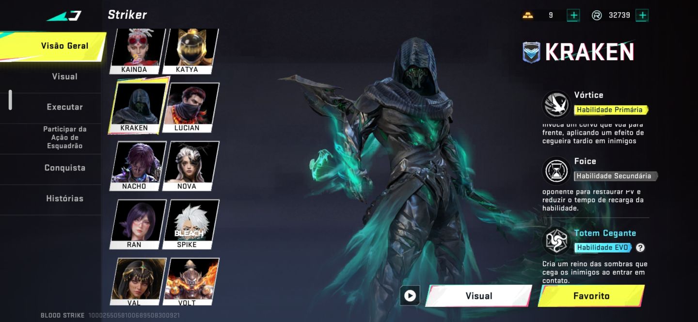 Conta Rara de blood strike