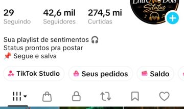 CONTA TIK TOK 42K DE SEGUIDORES " MONETIZADA" (QUALIDADE+ENGAJAMENTO$$))