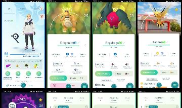 Conta Pokémon go LVL 58 | Dragonite | Regidrago | Zapdos | Unown | F022