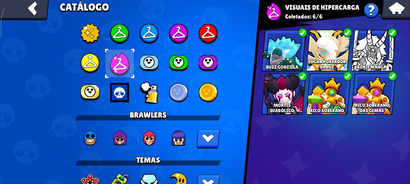 CONTA GEMADA DE BRAWL STARS COM 50K