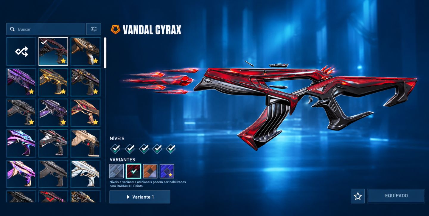 Conta Valorant com 2450 gastos!