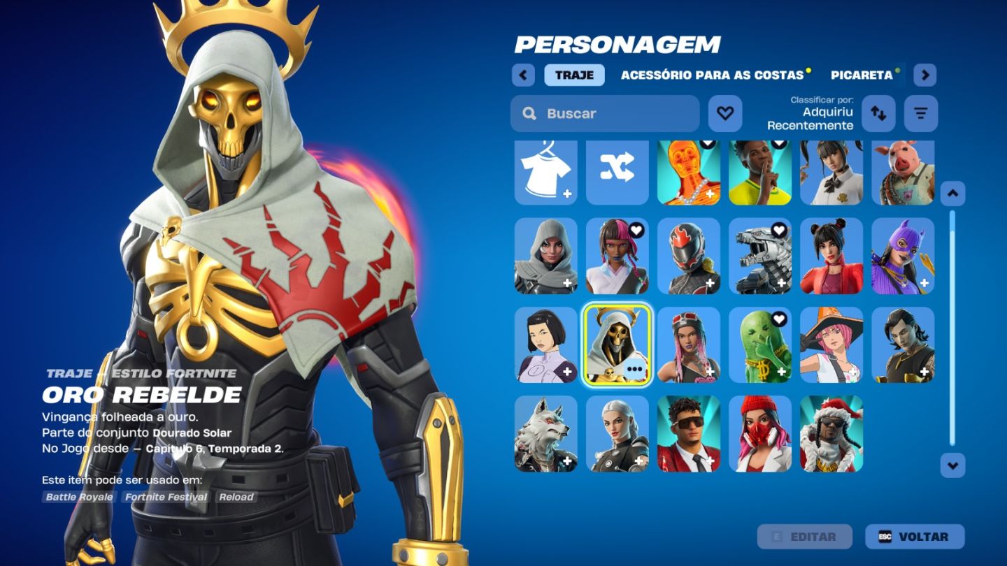 CONTA DE FORTNITE COM 22 SKINS | Vini Jr. | PROMOÇÃO!