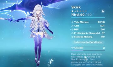 Conta Genshin com Skirk e Escoffier (Leia a Descrição)