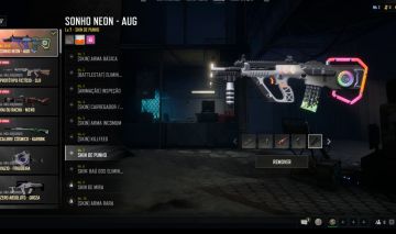 CONTA PUBG AUG NEON LEVEL 8 + CHROMA LARANJA