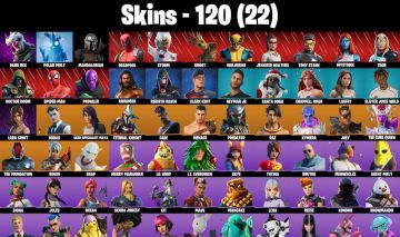 Conta Fortnite com Santa Dogg | FIRE Master Kai | Yulejacket e 120 Skins