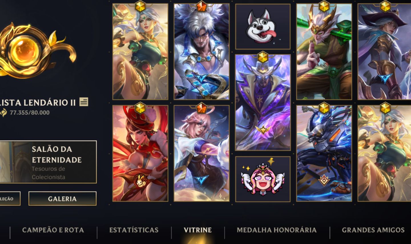 NV338 | mais de 430 SKINS| 77K COLEÇÃO| 2X MONARCA e 4X CHALLENGER