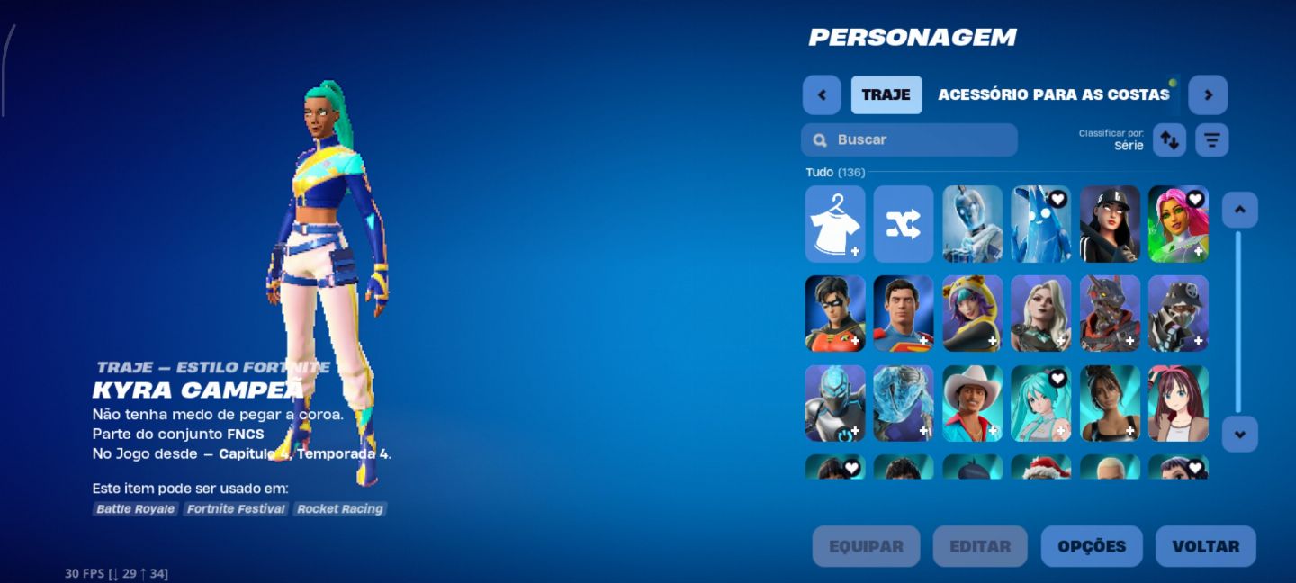 CONTA FORTNITE SKINS RARAS FULL ACESSO