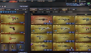 Conta de crossfire cheia de coisa
