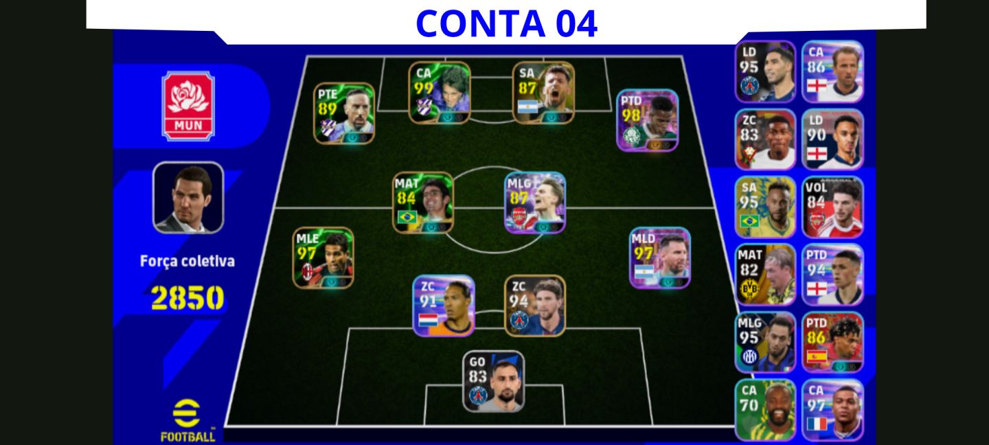 Contas Efootball Iniciais com Épicos/big Times Garantidos! Vol. 02