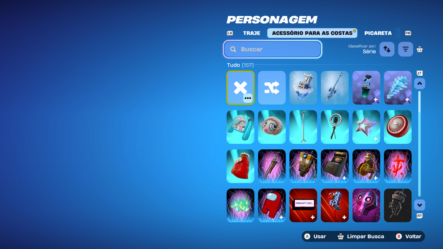 Conta fortnite com 137 skins